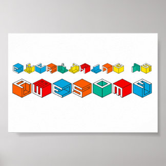 Alles is Geweldige afdrukken Poster