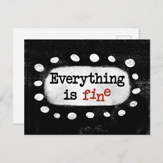 Alles is goed Briefkaart (Voorkant / Achterkant)