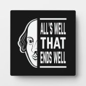 Alles is goed dat eindigt met een goede Shakespear Fotoplaat (Voorkant)