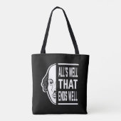 Alles is goed dat eindigt met een goede Shakespear Tote Bag (Achterkant)