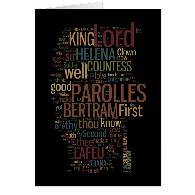 Alles is goed dat goed eindigt met Word Mosaic (Voorkant)