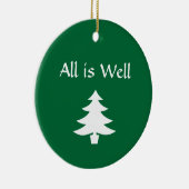 Alles is goed feestdag keramisch ornament (Rechts)