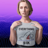 ALLES IS GOED FUNNY SHARK T-SHIRTS