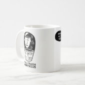 Alles is goed - Hoofd Anonieme Logo Mok (Voorkant links)