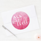 Alles is goed in mijn wereld Sticker (Envelop)