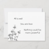 "Alles is goed" Kaart (Voorkant)