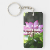 Alles is goed Manta Note voor het zelf Sleutelhanger (Voorkant)