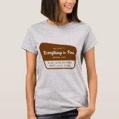 Alles is goed nationaal park t-shirt (Voorkant)