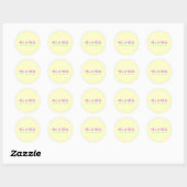 Alles is goed sticker geel (Vel)