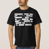alles is goed vertrouw uw regering t-shirt (Voorkant)