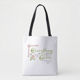 Alles is Grace, St. Therese van Lisieux met Logo Tote Bag
