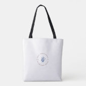 Alles is Grace, St. Therese van Lisieux met Logo Tote Bag (Achterkant)