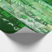 Alles is Green Go Green St Patrick Wrapping Cadeaupapier (Hoek)