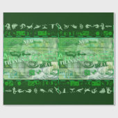 Alles is Green Go Green St Patrick Wrapping Cadeaupapier (Vlak)