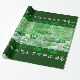Alles is Green Go Green St Patrick Wrapping Cadeaupapier
