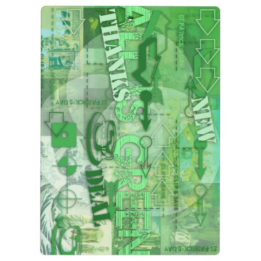 Alles is Groen Go Groen St Patrick Klembord 1 (Achterkant)