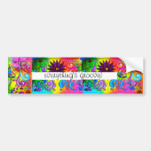 alles is groovy bumpersticker (Voorkant)