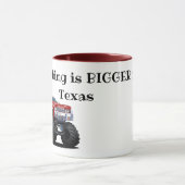 "Alles is groter in Texas" Mok (Midden)