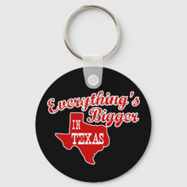 Alles is groter in Texas | Rood zwart Sleutelhange Sleutelhanger
