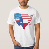 Alles is groter in Texas T-shirt (Voorkant)