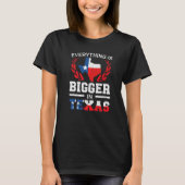 Alles is groter in Texas Texans America Unite T-shirt (Voorkant)