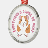 Alles is Guinee Okee Metalen Ornament (Links)