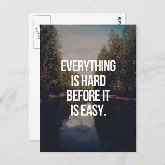 Alles is hard citeren briefkaart (Voorkant / Achterkant)