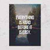 Alles is hard citeren briefkaart (Voorkant)