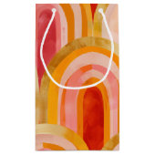 Alles is helder grillige kleurrijke Happy Holiday Klein Cadeauzakje (Achterkant)