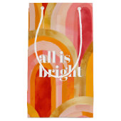 Alles is helder grillige kleurrijke Happy Holiday Klein Cadeauzakje (Voorkant)