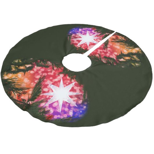 Alles is helder kerstboomrok kerstboom rok (Gekanteld)