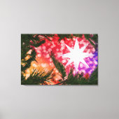 Alles is helder kerstcanvas afdrukken (Voorkant)