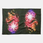 Alles is helder kerstkeukenhanddoek theedoek (Horizontaal)