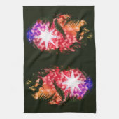 Alles is helder kerstkeukenhanddoek theedoek (Verticaal)