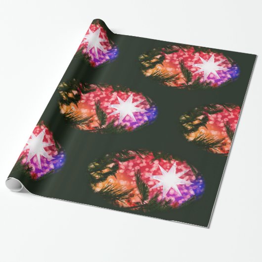 Alles is helder kerstpapier cadeaupapier (Uitgerold)