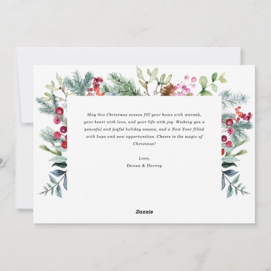 Alles is helder script foto vakantie kaart (Achterkant)