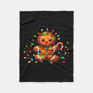 Alles is in orde, alles is prima peperkoek kerst fleece deken