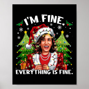 Alles is in orde Meme Kalama Santa Chris Poster