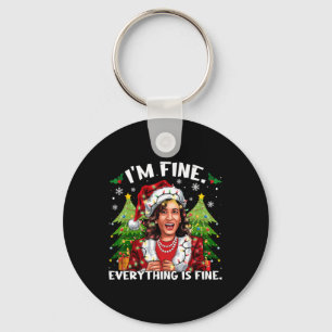 Alles is in orde Meme Kalama Santa Chris Sleutelhanger