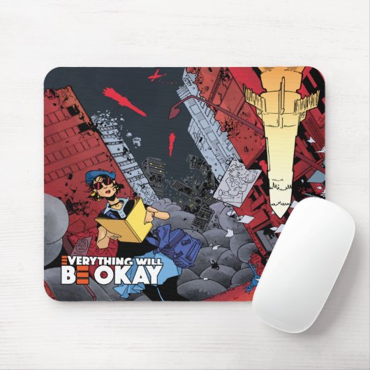 Alles is in orde met V2 logo-muispad Muismat (Met muis)