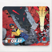 Alles is in orde met V2 logo-muispad Muismat (Voorkant)