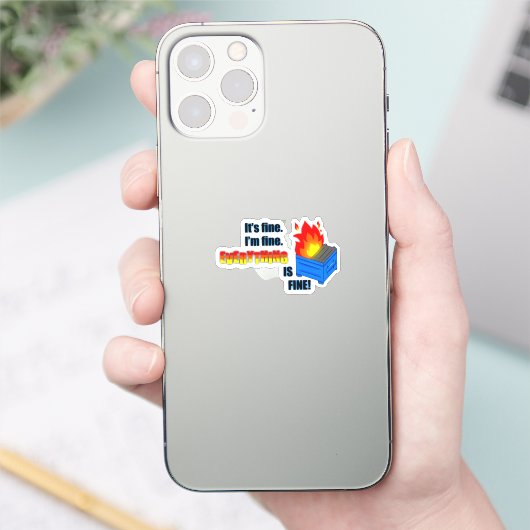 Alles is in orde! sticker (Telefoon)