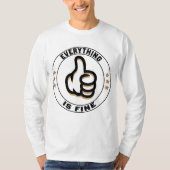 Alles is in orde t-shirt (Voorkant)