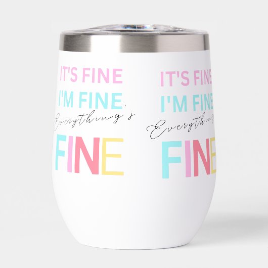 Alles is in orde Waterfles (Voorkant)