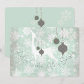 Alles is kalm. Alles is helder feestdag Feestdagenkaart (Voorkant / Achterkant)