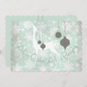 Alles is kalm. Alles is helder feestdag Feestdagenkaart (Voorkant / Achterkant)