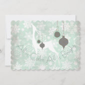 Alles is kalm. Alles is helder feestdag Feestdagenkaart (Voorkant)