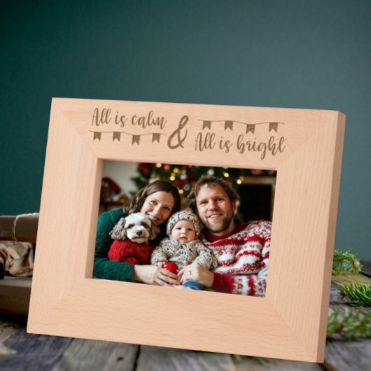 Alles is kalm, alles is helder gegraveerde lijstjes