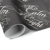 Alles is kalm, alles is helder kerstbord cadeaupapier (Rol Hoek)