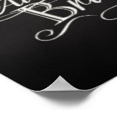 Alles is kalm, alles is helder kerstbord poster (Hoek)